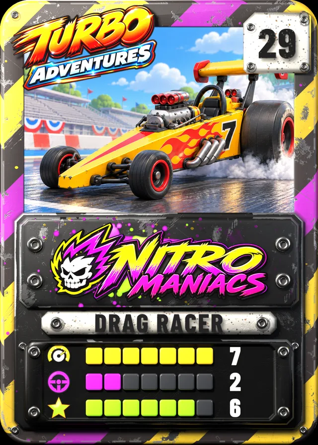 Drag Racer’s card